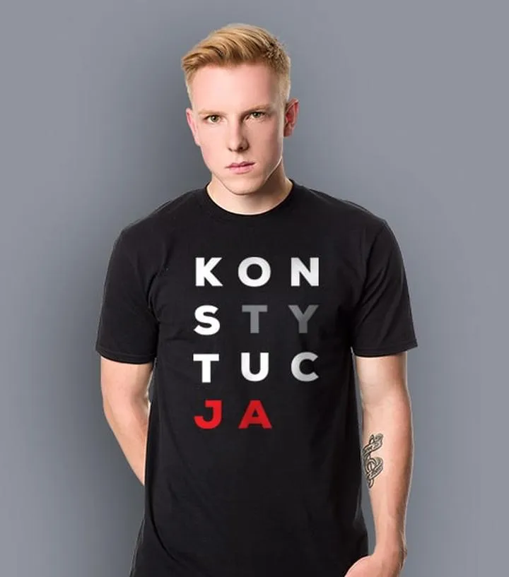 T-shirt z konstytucją